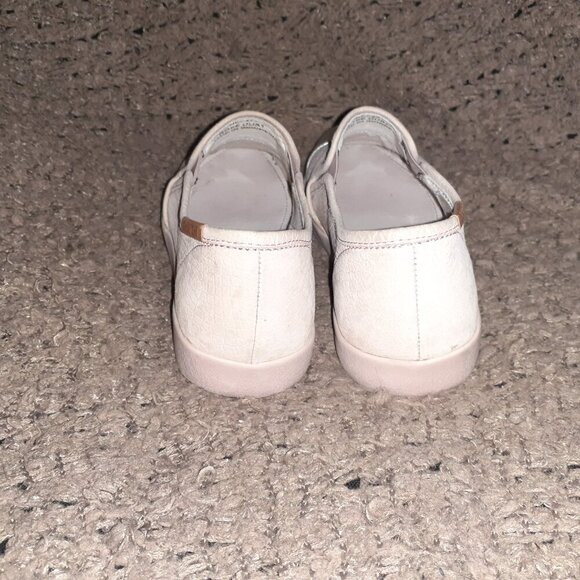 BLACKSTONE-NL47-Slip-On Rose Dust Nubuck/Silver Patent Leather Sneaker-Sz 37-EX - Picture 6 of 8